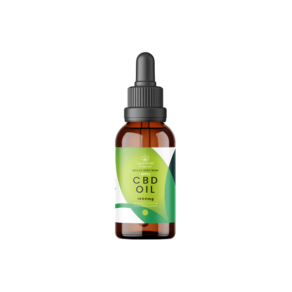 Supreme CBD 1000mg Broad Spectrum Apple CBD Oil - 30mlCBD ProductsSupreme CBDVaperr Shop