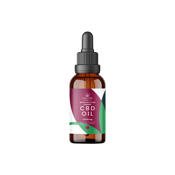 Supreme CBD 1000mg Broad Spectrum Cherry CBD Oil - 30mlCBD ProductsSupreme CBDVaperr Shop