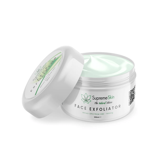 Supreme CBD 500mg CBD Face Exfoliator - 100mlCBD ProductsSupreme CBDVaperr Shop