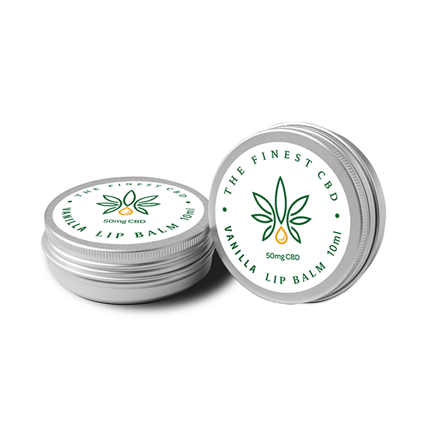 The Finest Balm 50mg CBD Vanilla Lip Balm Tin - 10mlCBD ProductsThe Finest BalmVaperr Shop