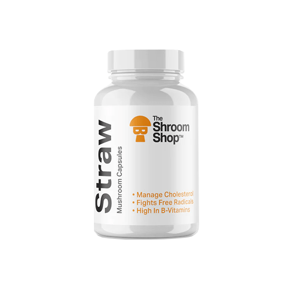 The Shroom Shop Straw Mushroom 45000mg Capsules - 90 CapsCBD ProductsThe Shroom ShopVaperr Shop
