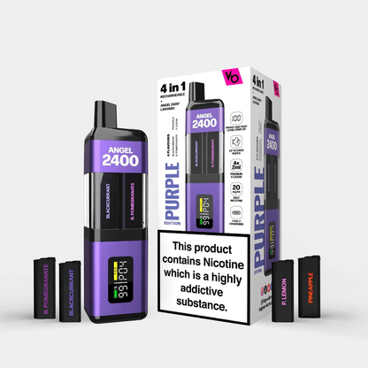 Vapes Bars Angel 2400 4in1 Pod Kit 2400 PuffsVaping ProductsVapes BarsVaperr Shop