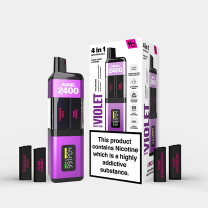 Vapes Bars Angel 2400 4in1 Pod Kit 2400 PuffsVaping ProductsVapes BarsVaperr Shop