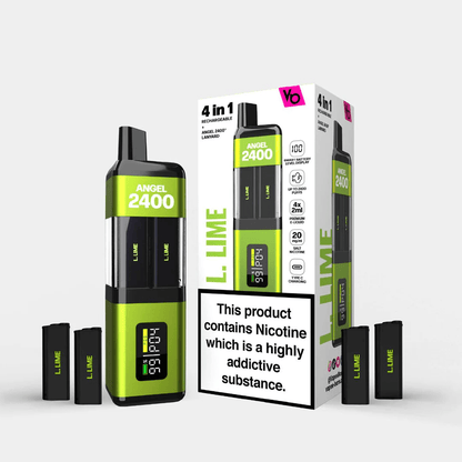 Vapes Bars Angel 2400 4in1 Pod Kit 2400 PuffsVaping ProductsVapes BarsVaperr Shop
