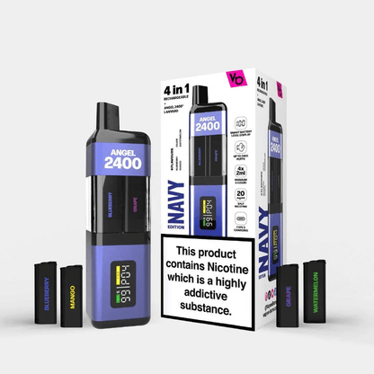 Vapes Bars Angel 2400 4in1 Pod Kit 2400 PuffsVaping ProductsVapes BarsVaperr Shop