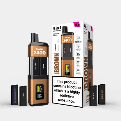 Vapes Bars Angel 2400 4in1 Pod Kit 2400 PuffsVaping ProductsVapes BarsVaperr Shop