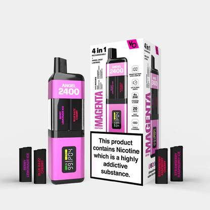 Vapes Bars Angel 2400 4in1 Pod Kit 2400 PuffsVaping ProductsVapes BarsVaperr Shop