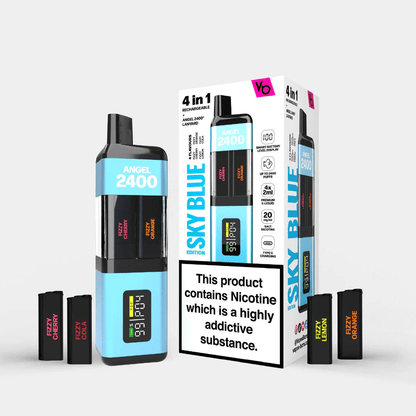 Vapes Bars Angel 2400 4in1 Pod Kit 2400 PuffsVaping ProductsVapes BarsVaperr Shop