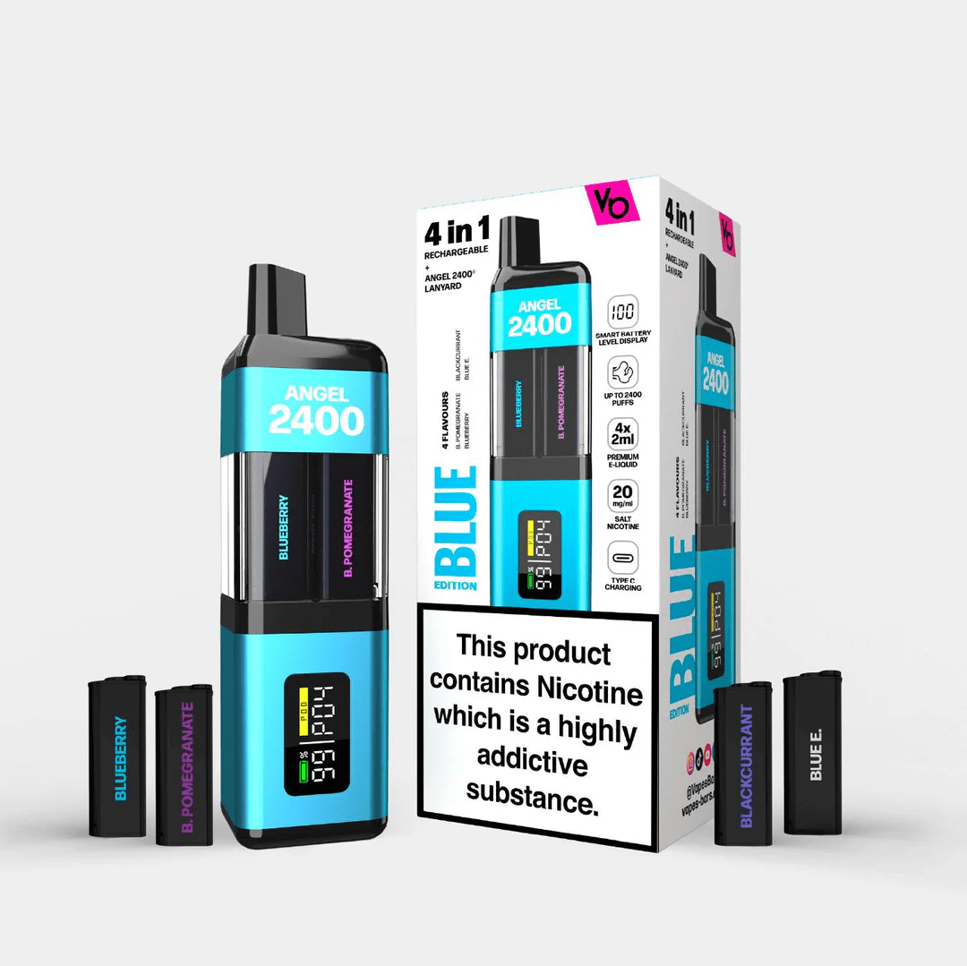Vapes Bars Angel 2400 4in1 Pod Kit 2400 PuffsVaping ProductsVapes BarsVaperr Shop
