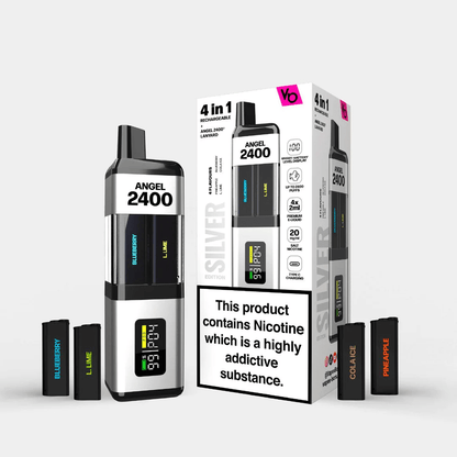 Vapes Bars Angel 2400 4in1 Pod Kit 2400 PuffsVaping ProductsVapes BarsVaperr Shop