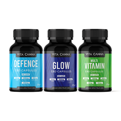 Vita Canna 1000mg Broad Spectrum Functional CBD Vegan Capsules - 50 CapsCBD ProductsVita CannaVaperr Shop