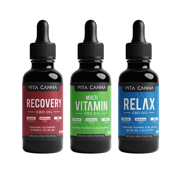 Vita Canna 2800mg Broad Spectrum Functional CBD C8 MCT Oil - 30mlCBD ProductsVita CannaVaperr Shop