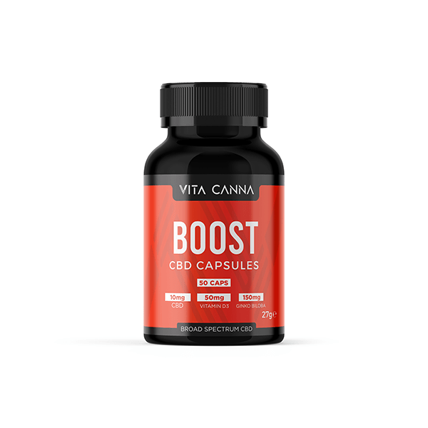 Vita Canna 500mg Broad Spectrum Functional CBD Vegan Capsules - 50 CapsCBD ProductsVita CannaVaperr Shop