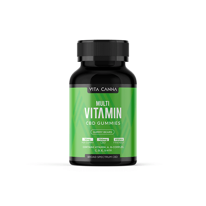 Vita Canna Broad Spectrum 750mg Functional CBD Vegan Gummy BearsCBD ProductsVita CannaVaperr Shop
