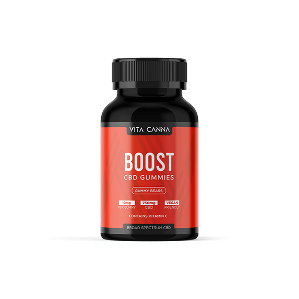 Vita Canna Broad Spectrum 750mg Functional CBD Vegan Gummy BearsCBD ProductsVita CannaVaperr Shop