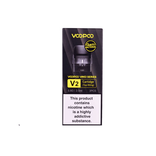 VooPoo Vinci V2 Replacement Cartridge Pods 0.8Ω/1.2Ω - 3PcsVaping ProductsVoopooVaperr Shop
