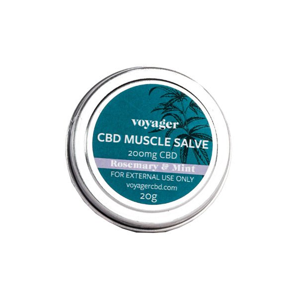 Voyager 200mg CBD Rosemary & Mint Muscle Salve - 20gCBD ProductsVoyagerVaperr Shop