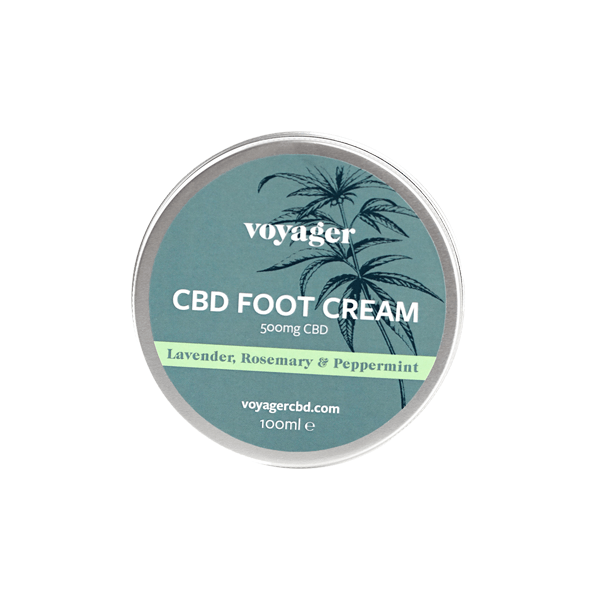 Voyager 500mg CBD Foot Cream - 100mlCBD ProductsVoyagerVaperr Shop
