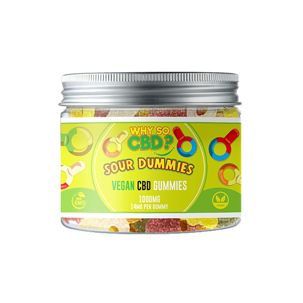 Why So CBD? 1000mg Broad Spectrum CBD Small Vegan Gummies - 11 FlavoursCBD ProductsWhy So CBDVaperr Shop