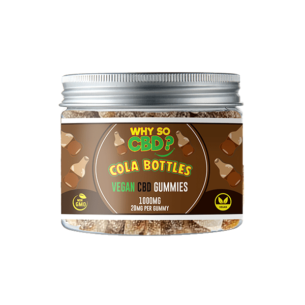 Why So CBD? 1000mg Broad Spectrum CBD Small Vegan Gummies - 11 FlavoursCBD ProductsWhy So CBDVaperr Shop