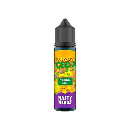 Why So CBD? 1000mg Full Spectrum CBD E - liquid 60mlVaping ProductsWhy So CBDVaperr Shop