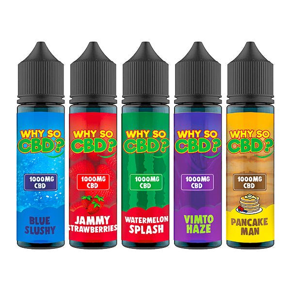 Why So CBD? 1000mg Full Spectrum CBD E - liquid 60mlVaping ProductsWhy So CBDVaperr Shop