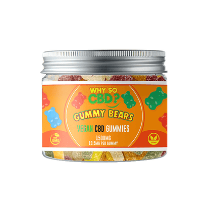 Why So CBD? 1500mg Broad Spectrum CBD Small Vegan Gummies - 11 FlavoursCBD ProductsWhy So CBDVaperr Shop