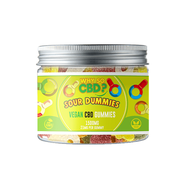 Why So CBD? 1500mg Broad Spectrum CBD Small Vegan Gummies - 11 FlavoursCBD ProductsWhy So CBDVaperr Shop