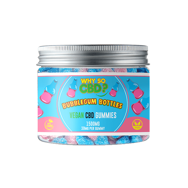 Why So CBD? 1500mg Broad Spectrum CBD Small Vegan Gummies - 11 FlavoursCBD ProductsWhy So CBDVaperr Shop