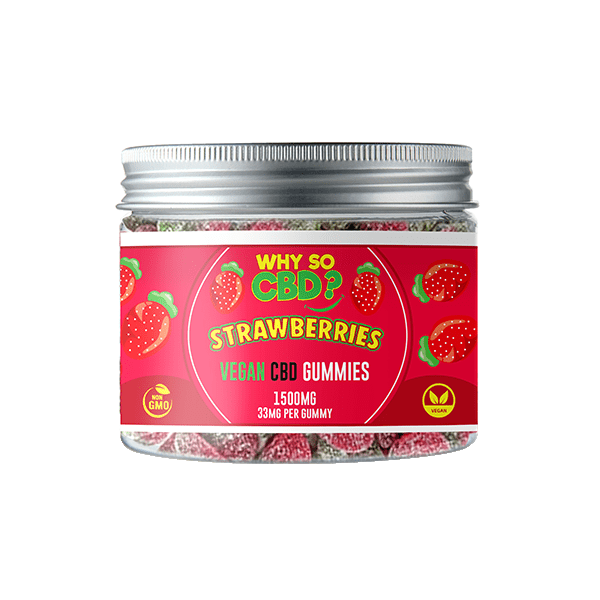 Why So CBD? 1500mg Broad Spectrum CBD Small Vegan Gummies - 11 FlavoursCBD ProductsWhy So CBDVaperr Shop