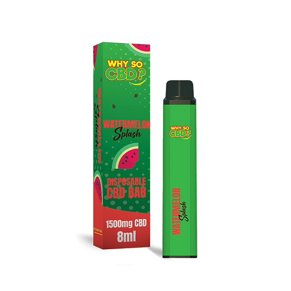 Why So CBD? 1500mg CBD Broad Spectrum Disposable Vape - 8mlCBD ProductsWhy So CBDVaperr Shop