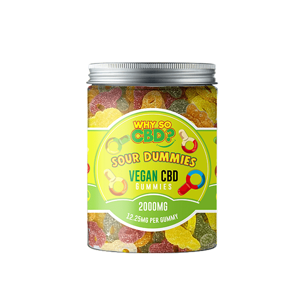 Why So CBD? 2000mg Broad Spectrum CBD Large Vegan Gummies - 11 FlavoursCBD ProductsWhy So CBDVaperr Shop