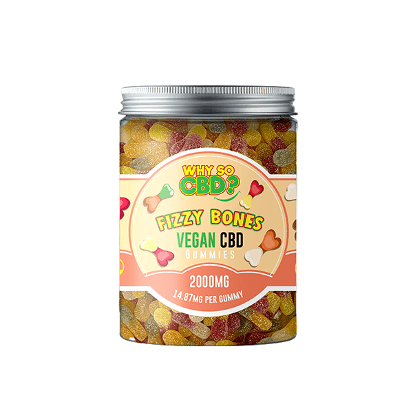 Why So CBD? 2000mg Broad Spectrum CBD Large Vegan Gummies - 11 FlavoursCBD ProductsWhy So CBDVaperr Shop