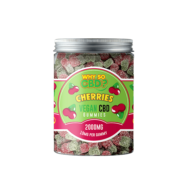 Why So CBD? 2000mg Broad Spectrum CBD Large Vegan Gummies - 11 FlavoursCBD ProductsWhy So CBDVaperr Shop