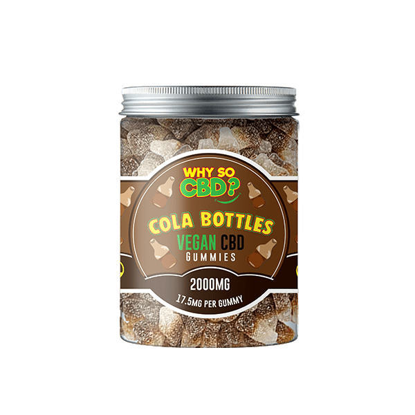 Why So CBD? 2000mg Broad Spectrum CBD Large Vegan Gummies - 11 FlavoursCBD ProductsWhy So CBDVaperr Shop