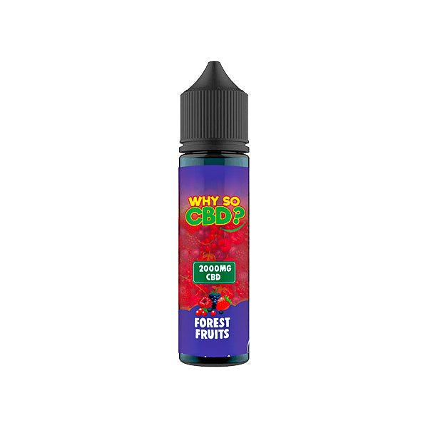 Why So CBD? 2000mg Full Spectrum CBD E - liquid 60mlCBD ProductsWhy So CBDVaperr Shop
