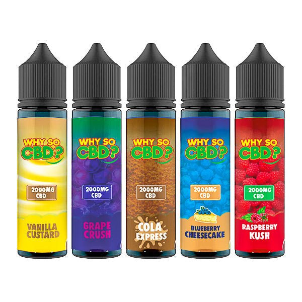 Why So CBD? 2000mg Full Spectrum CBD E - liquid 60mlCBD ProductsWhy So CBDVaperr Shop