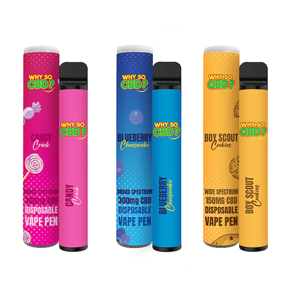 Why So CBD? 300mg CBD Broad Spectrum Disposable Vape - 2mlCBD ProductsWhy So CBDVaperr Shop