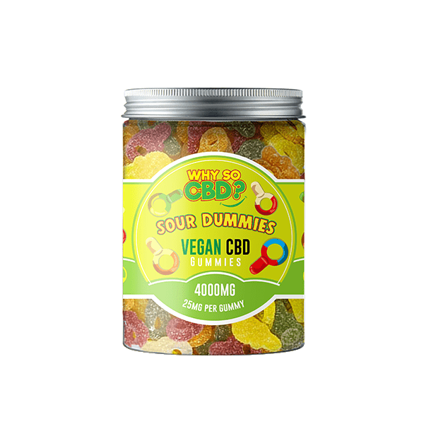 Why So CBD? 4000mg Broad Spectrum CBD Large Vegan Gummies - 11 FlavoursCBD ProductsWhy So CBDVaperr Shop