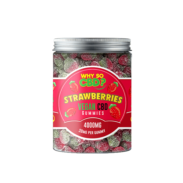 Why So CBD? 4000mg Broad Spectrum CBD Large Vegan Gummies - 11 FlavoursCBD ProductsWhy So CBDVaperr Shop