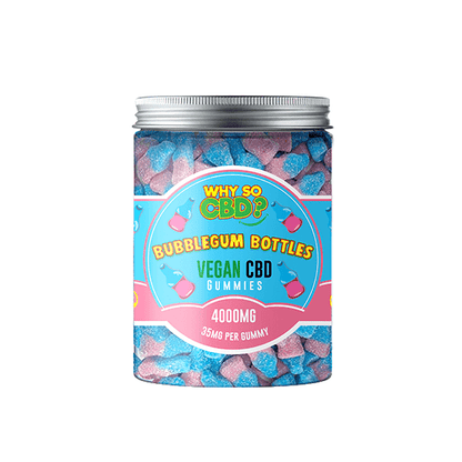 Why So CBD? 4000mg Broad Spectrum CBD Large Vegan Gummies - 11 FlavoursCBD ProductsWhy So CBDVaperr Shop