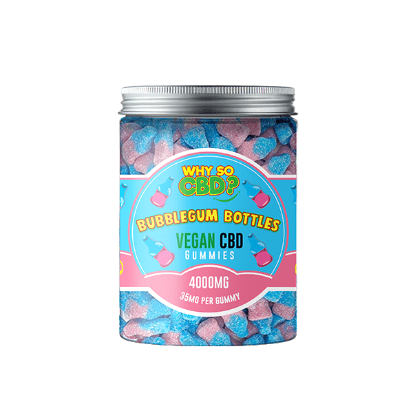 Why So CBD? 4000mg Broad Spectrum CBD Large Vegan Gummies - 11 FlavoursCBD ProductsWhy So CBDVaperr Shop