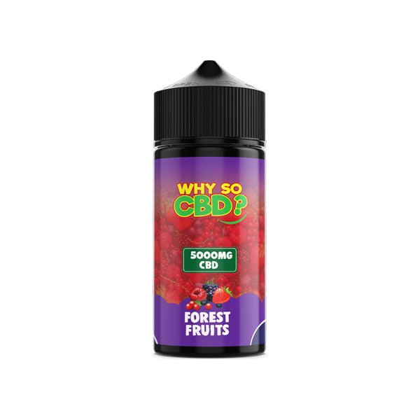Why So CBD? 5000mg Full Spectrum CBD E - liquid 120mlVaping ProductsWhy So CBDVaperr Shop