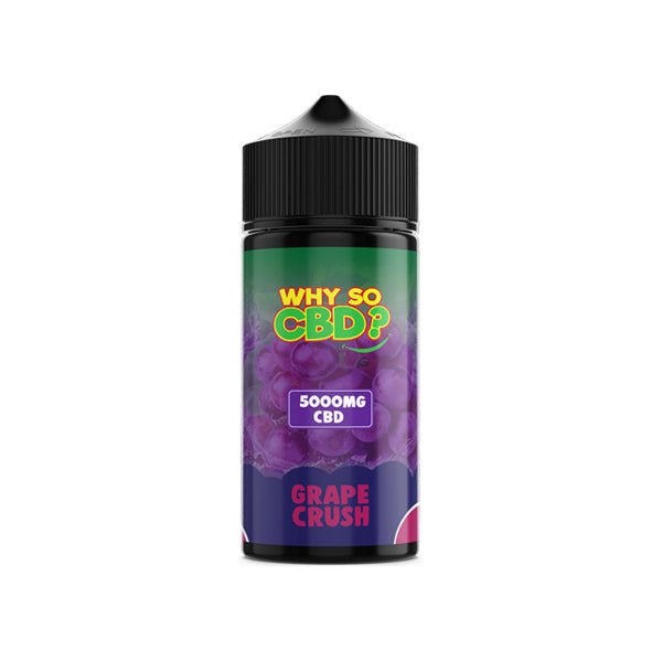Why So CBD? 5000mg Full Spectrum CBD E - liquid 120mlVaping ProductsWhy So CBDVaperr Shop