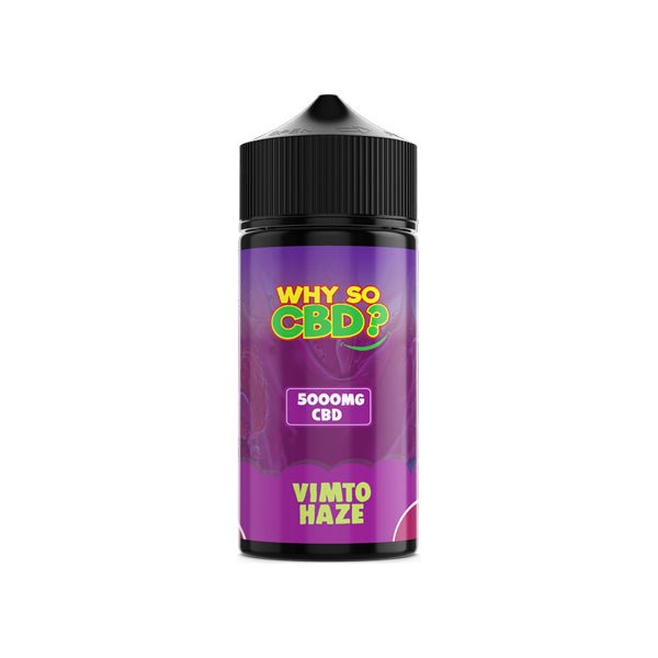 Why So CBD? 5000mg Full Spectrum CBD E - liquid 120mlVaping ProductsWhy So CBDVaperr Shop