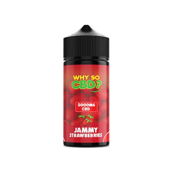 Why So CBD? 5000mg Full Spectrum CBD E - liquid 120mlVaping ProductsWhy So CBDVaperr Shop
