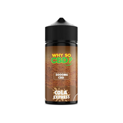 Why So CBD? 5000mg Full Spectrum CBD E - liquid 120mlVaping ProductsWhy So CBDVaperr Shop